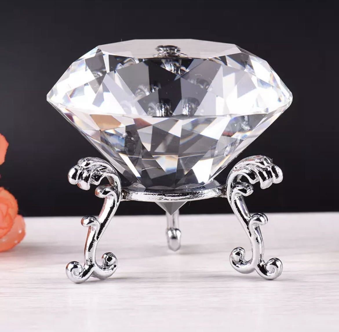 全7種類 要1種類選択 6cm 装飾 プレゼント ダイヤモンド型クリスタル ダイヤモンド クリスタル オブジェ オーナメント 置物 小物 HD469_画像3