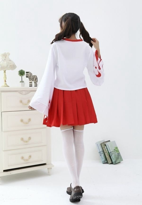 . woman lovely s Plecostomus mini height Japanese clothes . white costume ko.-nschu-m Halo uHD060