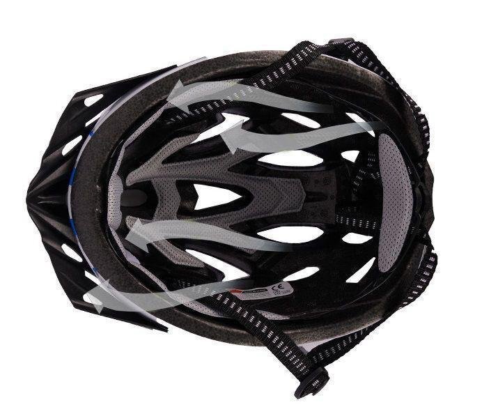 自転車 ヘルメット 軽量 高剛性 大人 ロードバイク サイクリング 016黒＆白 HE829_画像4