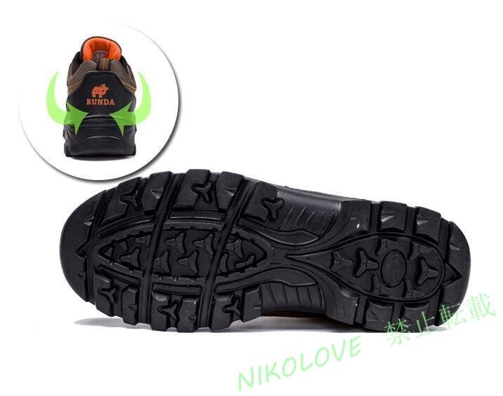 [ outdoor optimum ] trekking climbing shoes sneakers men's shoes . slide camp gray 24.5cm new goods AB313