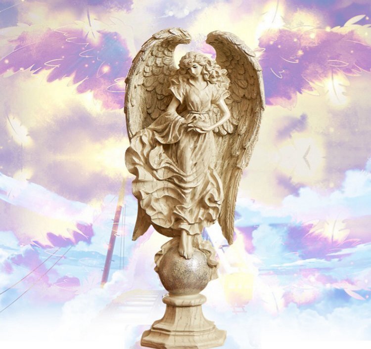 平和の天使 天使 ン 玄関 部屋メイド 手作りエ彫刻 彫像 事務所 樹脂 ハンジェル 妖精 ンド西洋 雑貨 オブジェ 置物 HD264_画像5