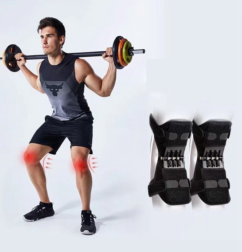  shin . booster knees protection booster knees .. booster support elasticity knees pad knees protector .. black HF007