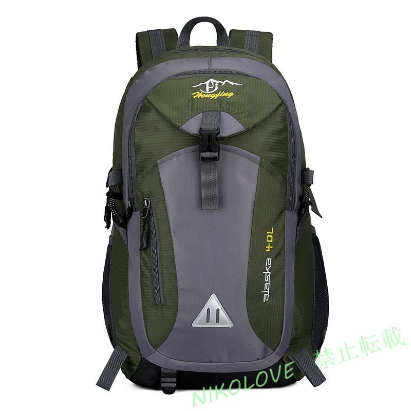 リュック メンズ レディース 防水 スポーツ 軽量 リュックサック 32L アウトドア キャンプ ジム 登山 散歩 ブラック 新品 AB079_画像3