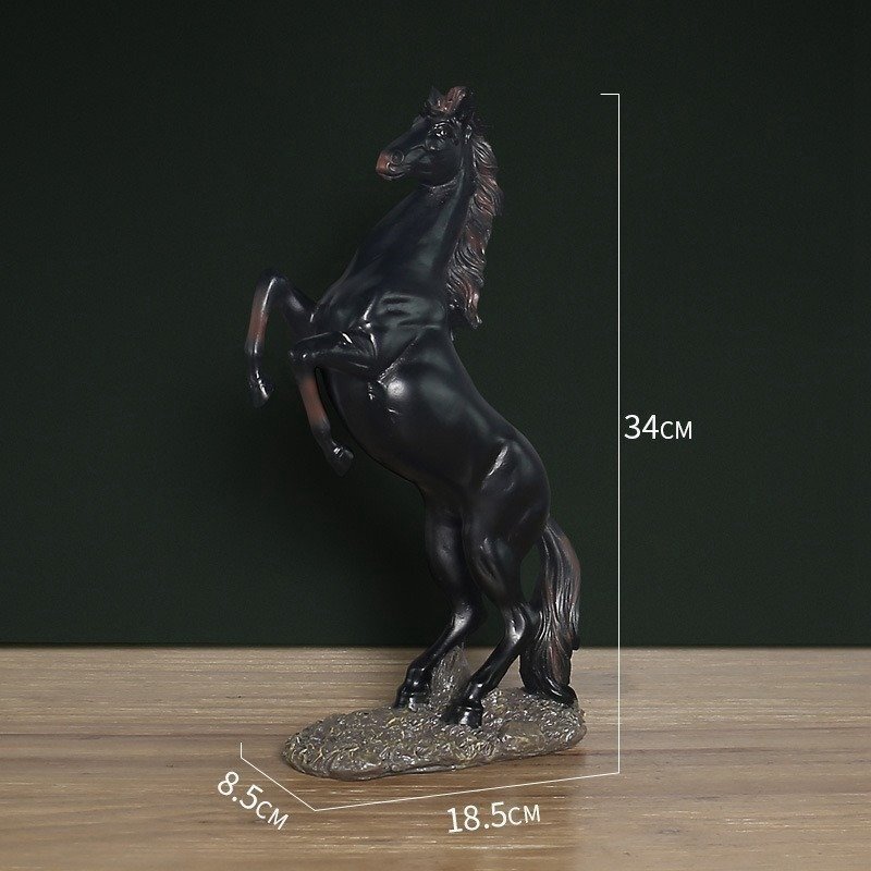 馬の置物 馬 ブロンズ風オブジェ 風水グッズ HD636の画像5