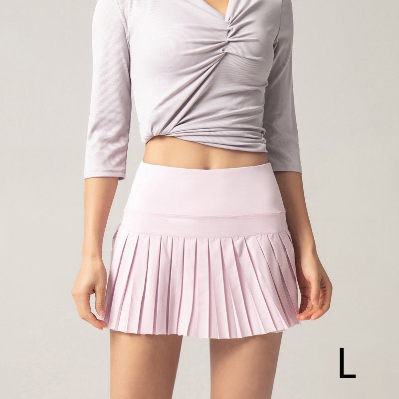  женский спорт одежда внутренний есть юбка юбка теннис Golf бег тренировка фитнес розовый L HE366