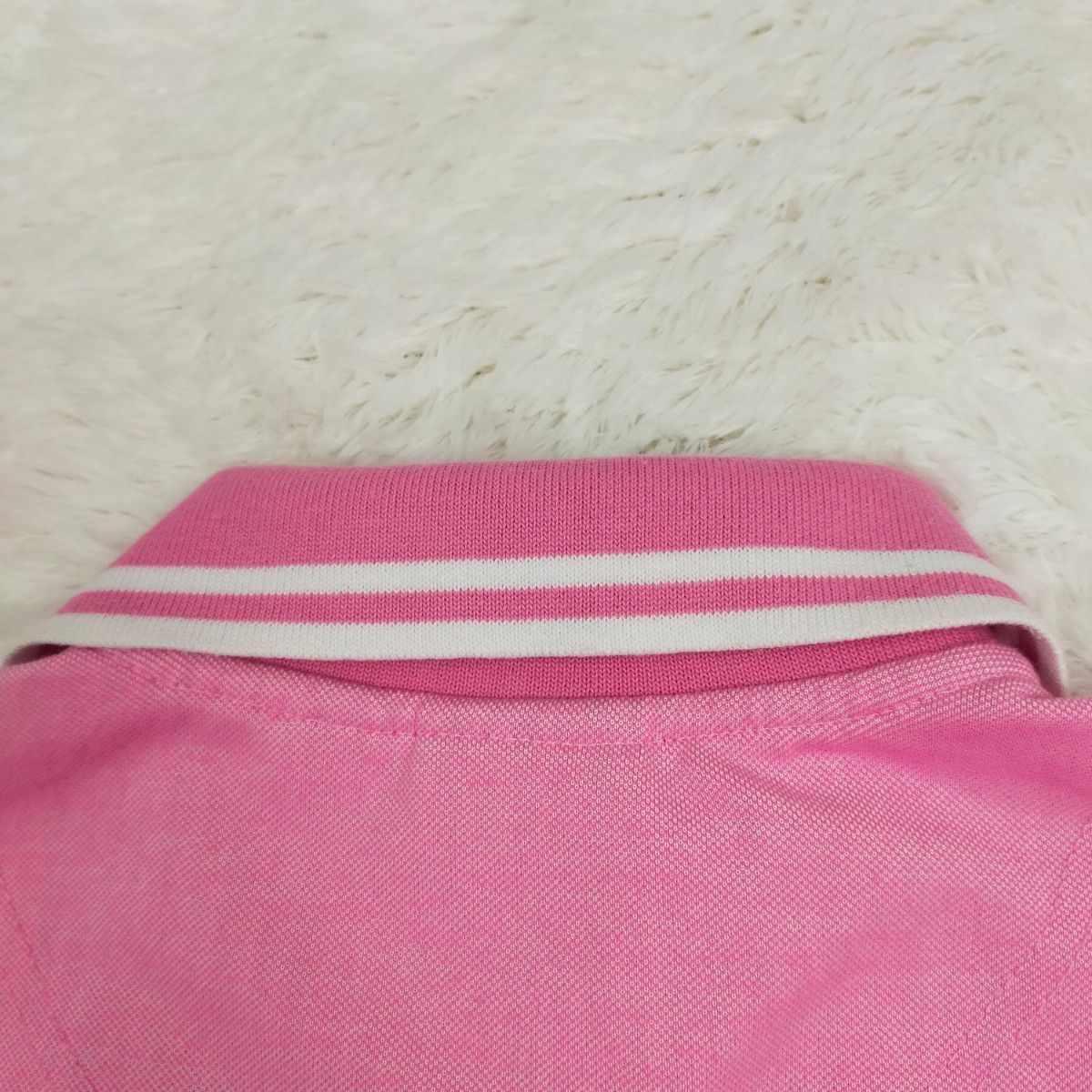 FIDRA フィドラ 春夏 ゴルフウェア ゴルフシャツ ポロシャツ 半袖 ピンク色 吸汗速乾ドライ ストレッチ レディース M