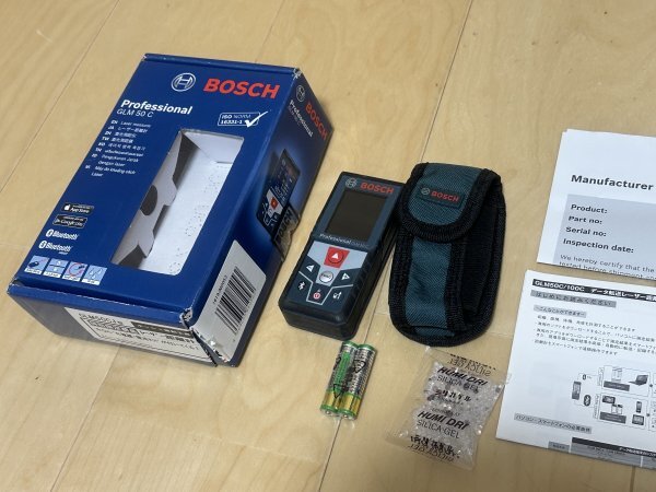 【工具】BOSCH ボッシュ GLM 50 C Professional レーザー距離計 中古品 現状品 動作品 使用歴少なめ プロフェッショナル_画像2