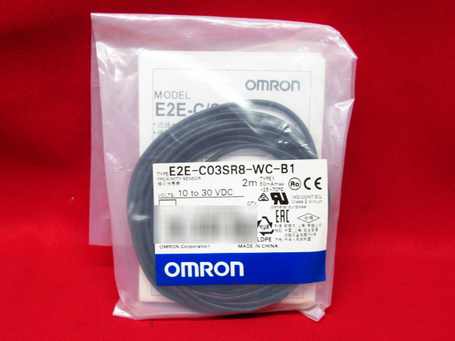 未開封品 OMRON オムロン E2E-C03SR8-WC-B1 2M 小径タイプ近接センサ（φ3、φ4、φ5.4、φ6.5、M4、M5） 管理6B0301H-YP_画像1