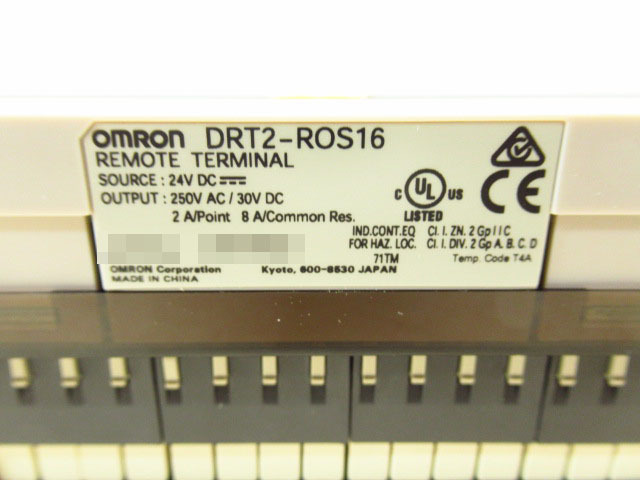 未使用品？ OMRON オムロン DRT2-ROS16 プログラマブルコントローラ 管理6NT0307O-D04_画像7
