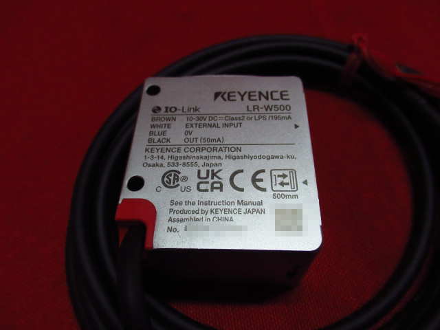 KEYENCE キーエンス LR-W500 ホワイトスポット 光電センサ 管理6J0317H-YPの画像2