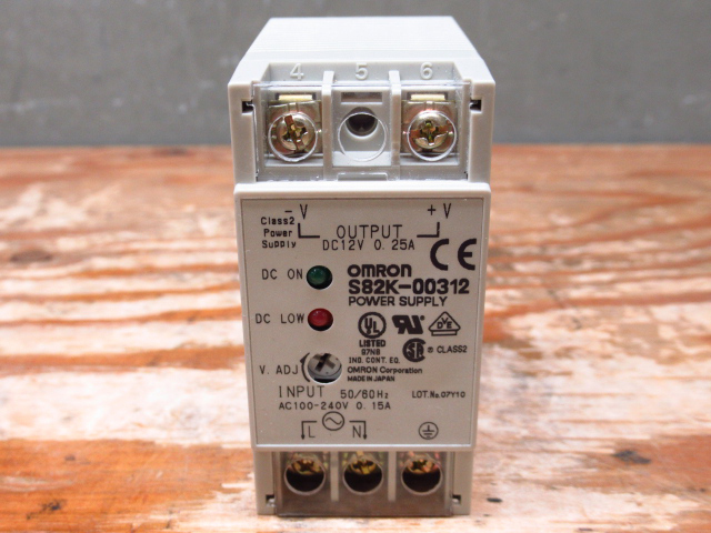箱なし OMRON POWER SUPPLY オムロン パワーサプライ DC電源 型式: S82K-00312 管理6E0316N-YP_画像1