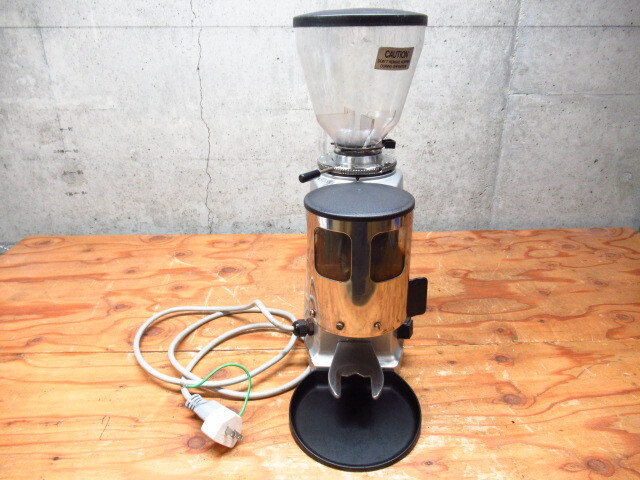 magister マジスタ MAZZER LUIGI エスプレッソグラインダー MINI MAN 110VAC 電動式 コーヒーミル 通電確認済 管理6NT0317B-H07_画像1