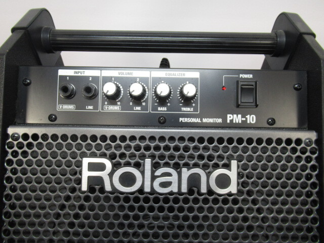 Roland パーソナル モニター PM-10 モニタースピーカー ローランド 電子ドラム用 V-Drums 管理6Y0326E-H09_画像2