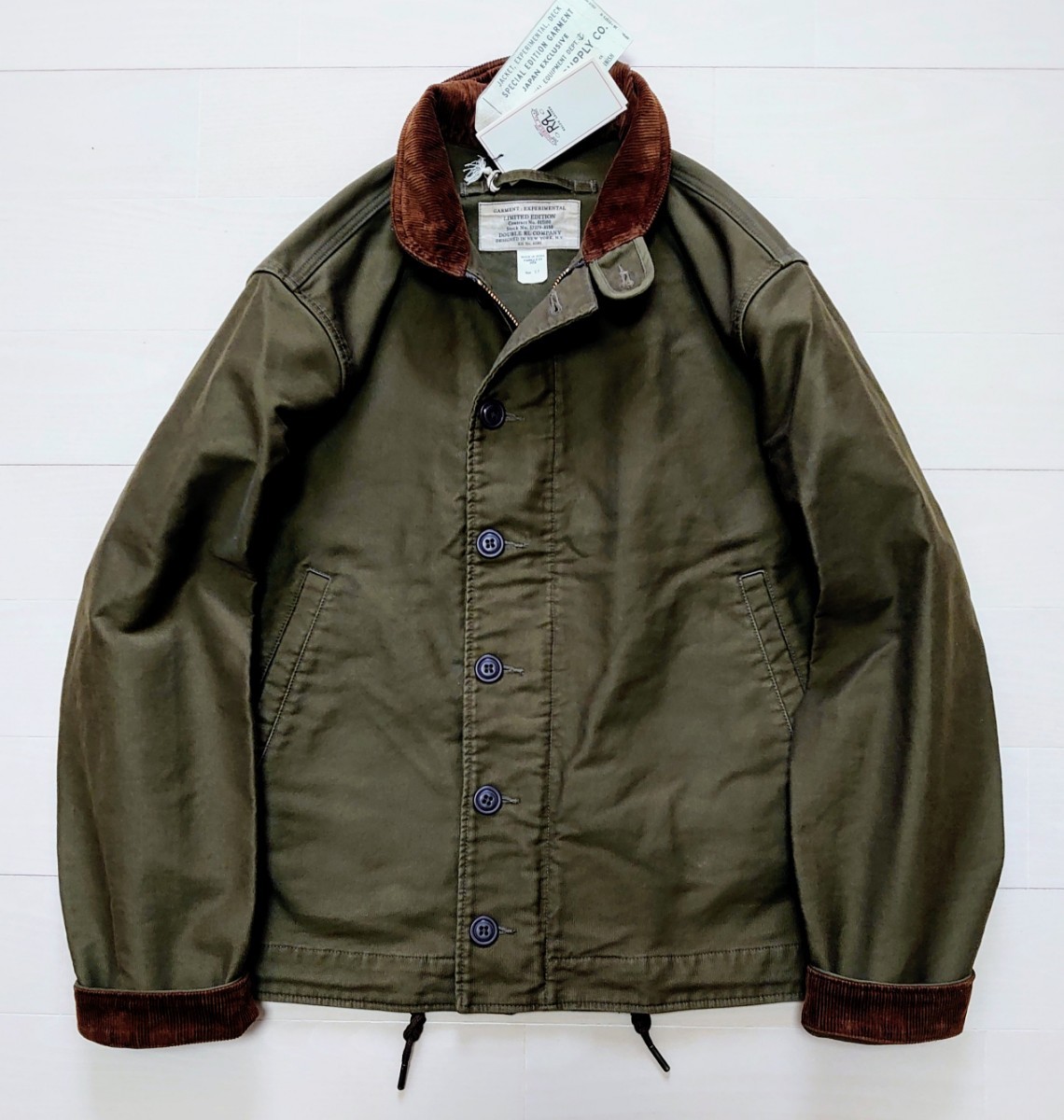 新品☆RRL SPECIAL LIMITED EDITION N-1デッキジャケット ダブル 新品☆RRL SPECIAL LIMITED EDITION N-1デッキジャケット ダブル