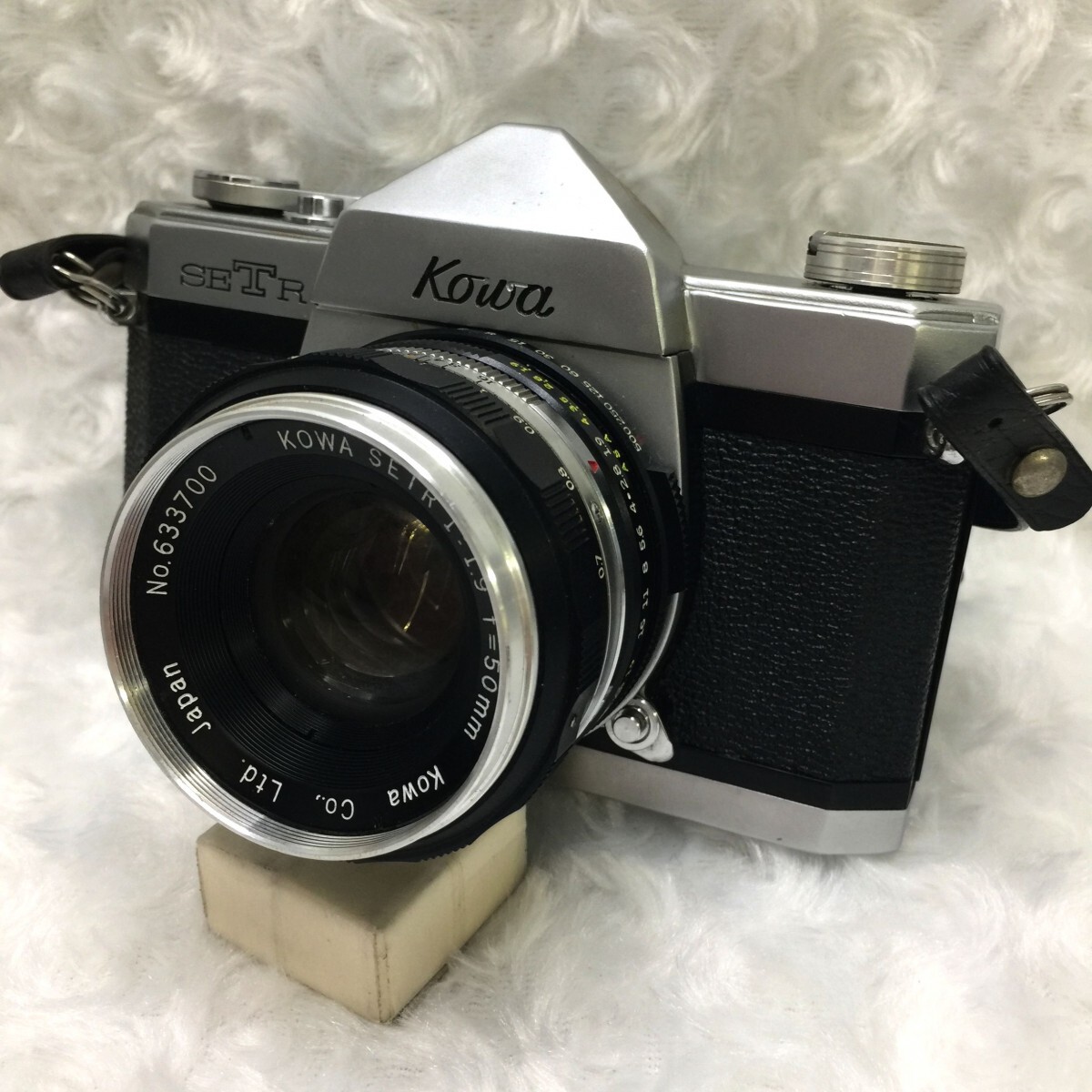 Kowa SETR コーワ 35mmレンズシャッター式 一眼レフカメラ レンズキャップ・ファインダーカバー・ストラップ付 ジャンク品 ／ 05-00980_画像2