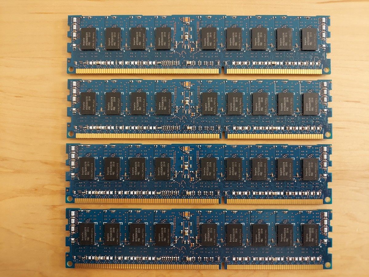 PC3-12800R DDR3-1600 ECC REG 4GB x 4枚(16GB)　 メモリ