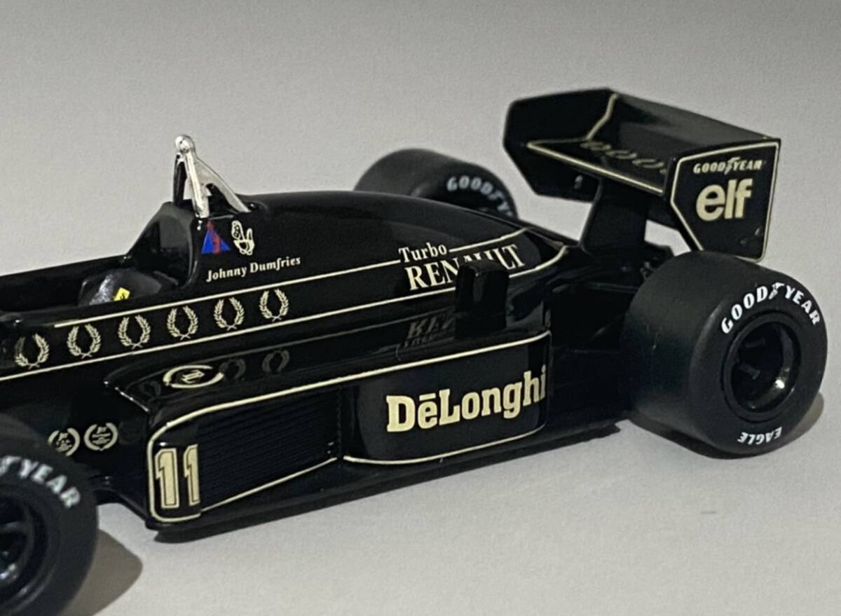 1/43 F1 Lotus 98T 1986 Johnny Dumfries #11 RenaultEF15B 1.5V6t ◆ John Player Special Team Lotus ◆ ロータス - DeAgostiniの画像8