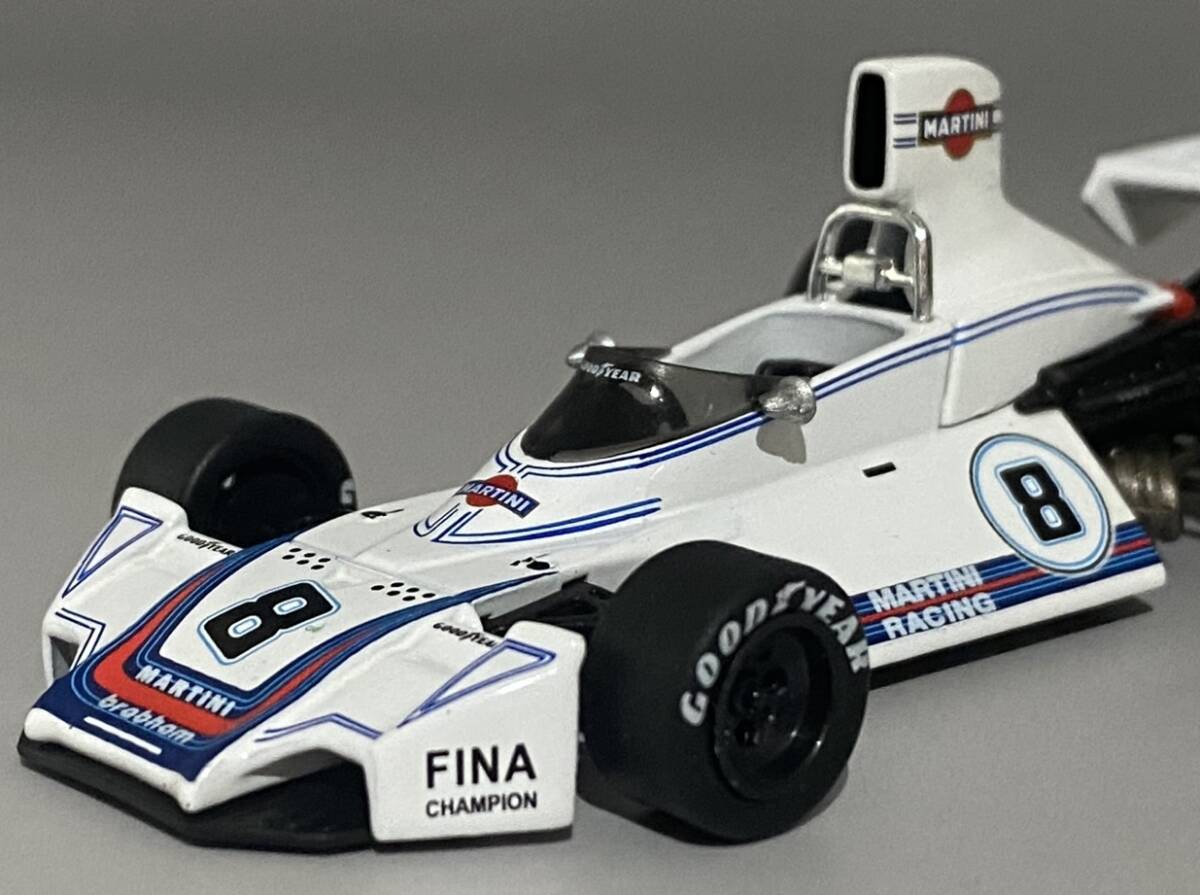 1/43 F1 Martini Racing Brabham BT44B Carlos Pace #8 ◆ Winner 1975 Brazilian Grand Prix #8 ◆ マティーニ レーシング ブラバム_画像6