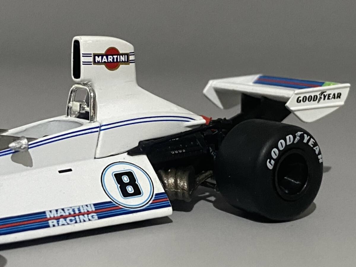 1/43 F1 Martini Racing Brabham BT44B Carlos Pace #8 ◆ Winner 1975 Brazilian Grand Prix #8 ◆ マティーニ レーシング ブラバム_画像7