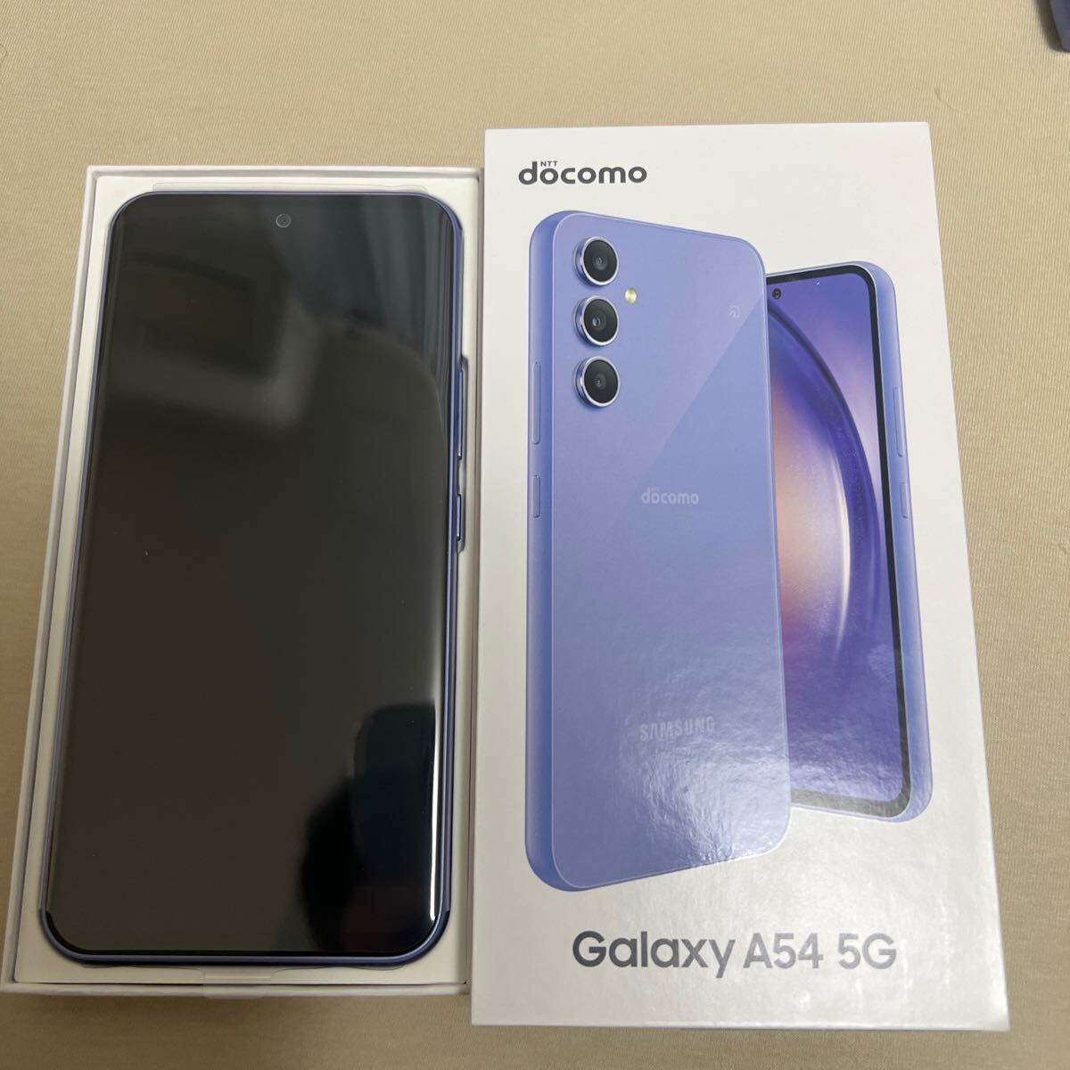 docomo版　SIMフリー Galaxy A54 5G SC-53D オーサムバイオレットSAMSUNG 新品　未使用　残債なし_画像3