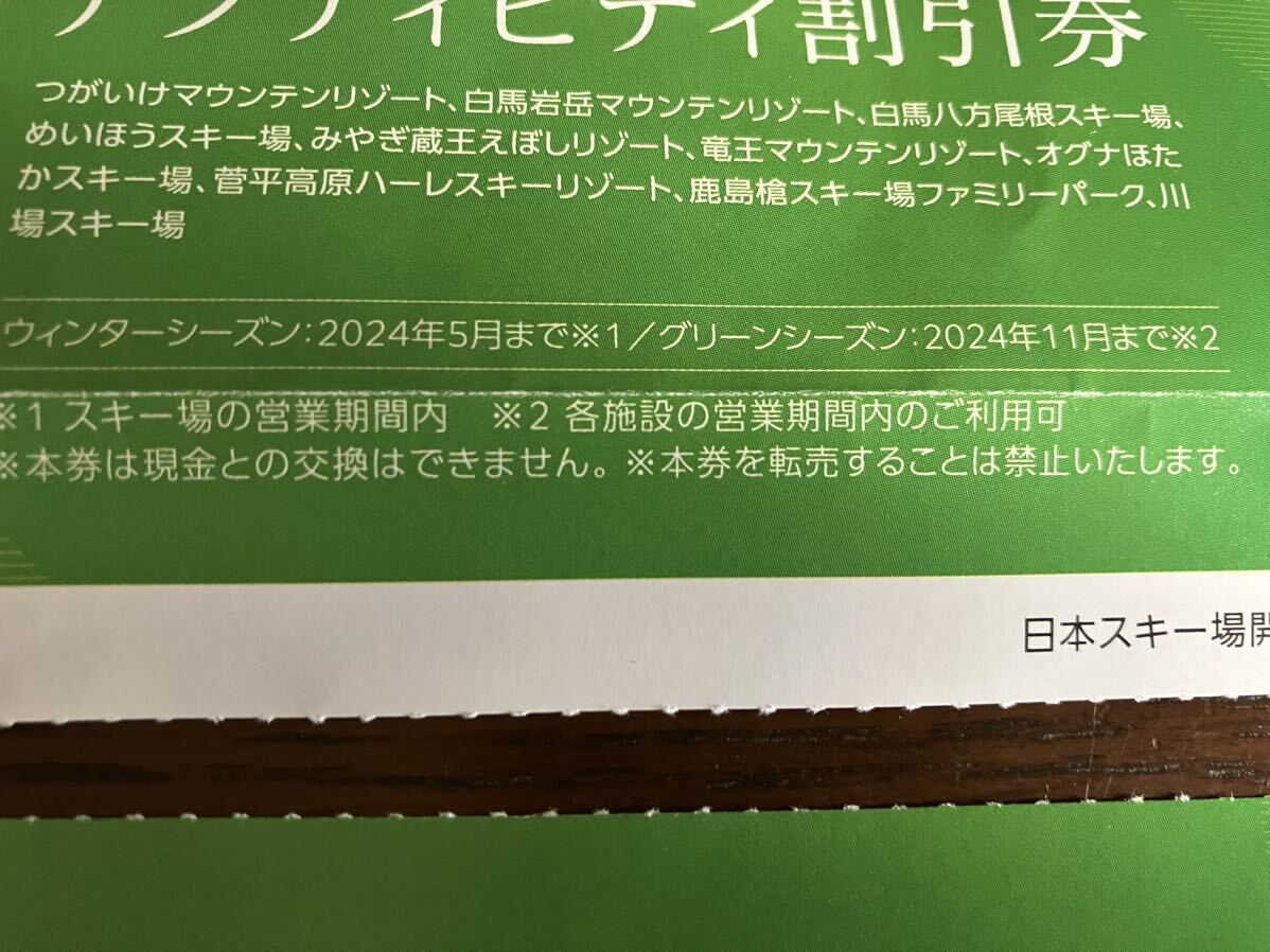日本駐車場開発 株主優待 アクティビティ割引券 2枚の画像2