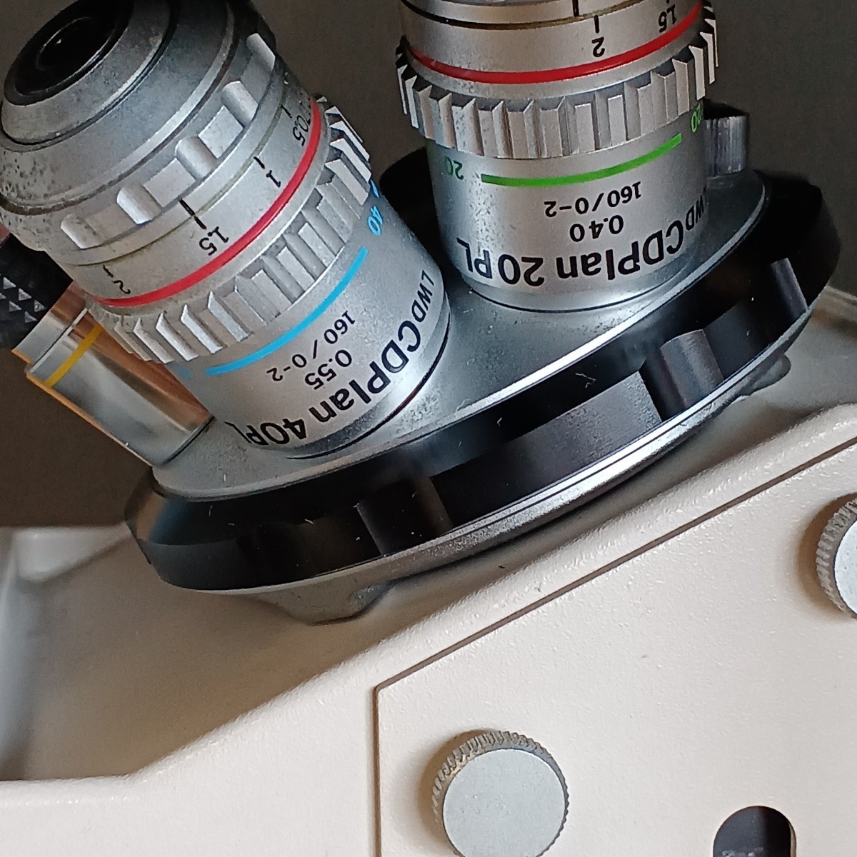 OLYMPUS オリンパス 倒立型蛍光位相差顕微鏡 IMT-2 写真撮影装置 PM-10A/C-35A　IMT-2のみ通電確認済み 現状品_画像7