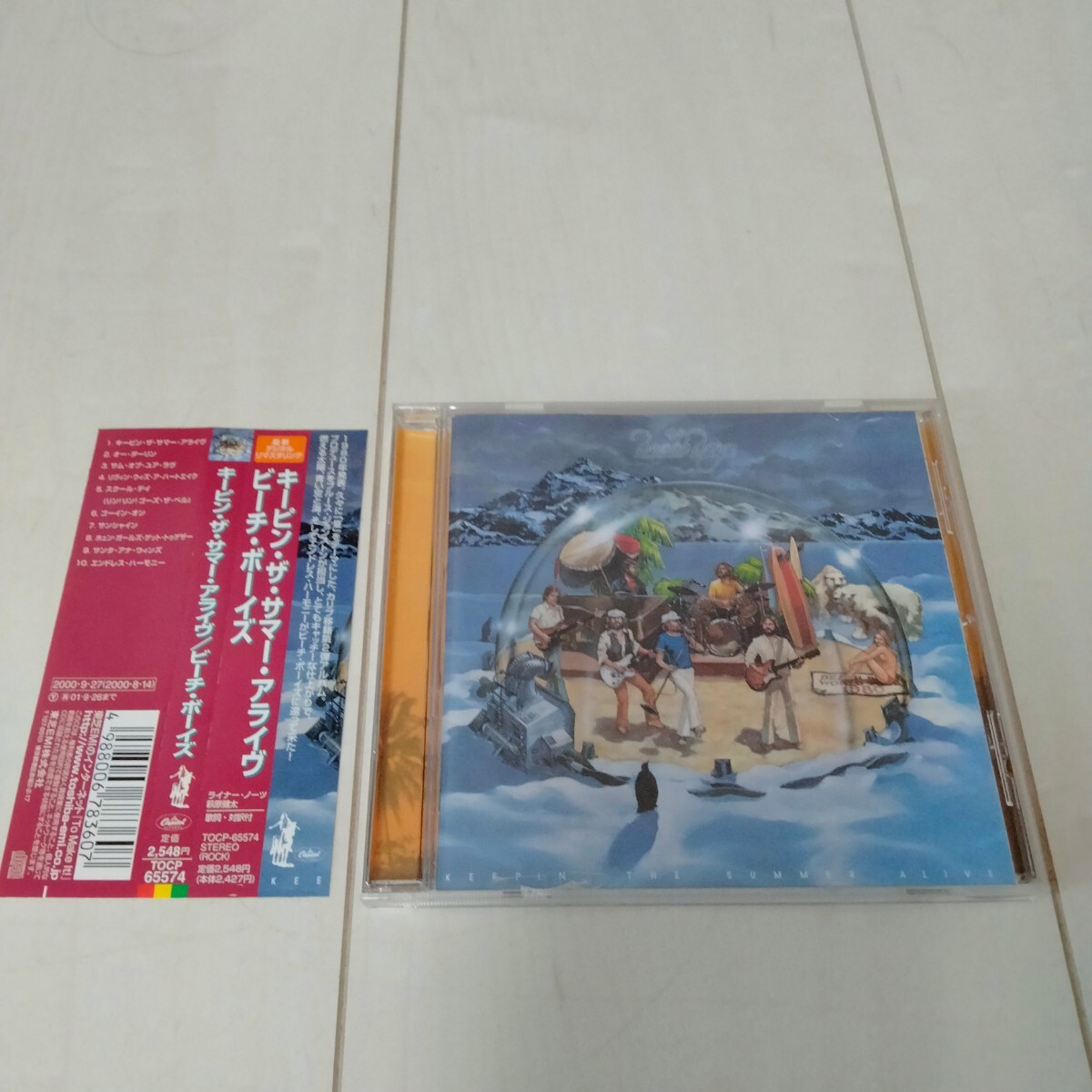 ビーチ・ボーイズ　キーピン・ザ・サマー・アライヴ　日本盤CD　帯付_画像1