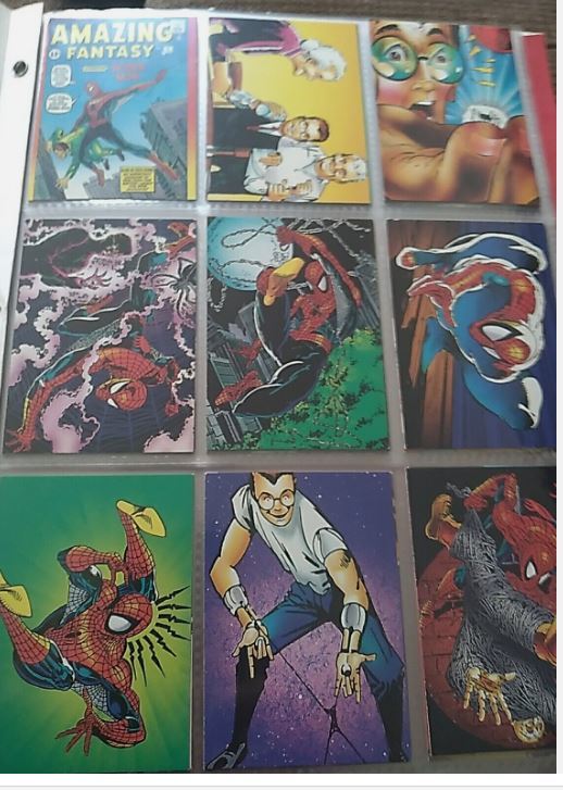 スパイダーマン　30周年1992年　トレーディングカード3パックセット_画像2