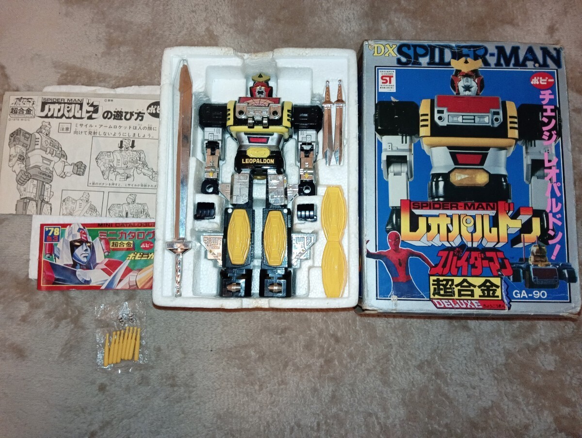 Yahoo!オークション - ポピー GA-90 DX 超合金スパイダーマン Yahoo!オークション - ポピー GA-90 DX 超合金スパイダーマン