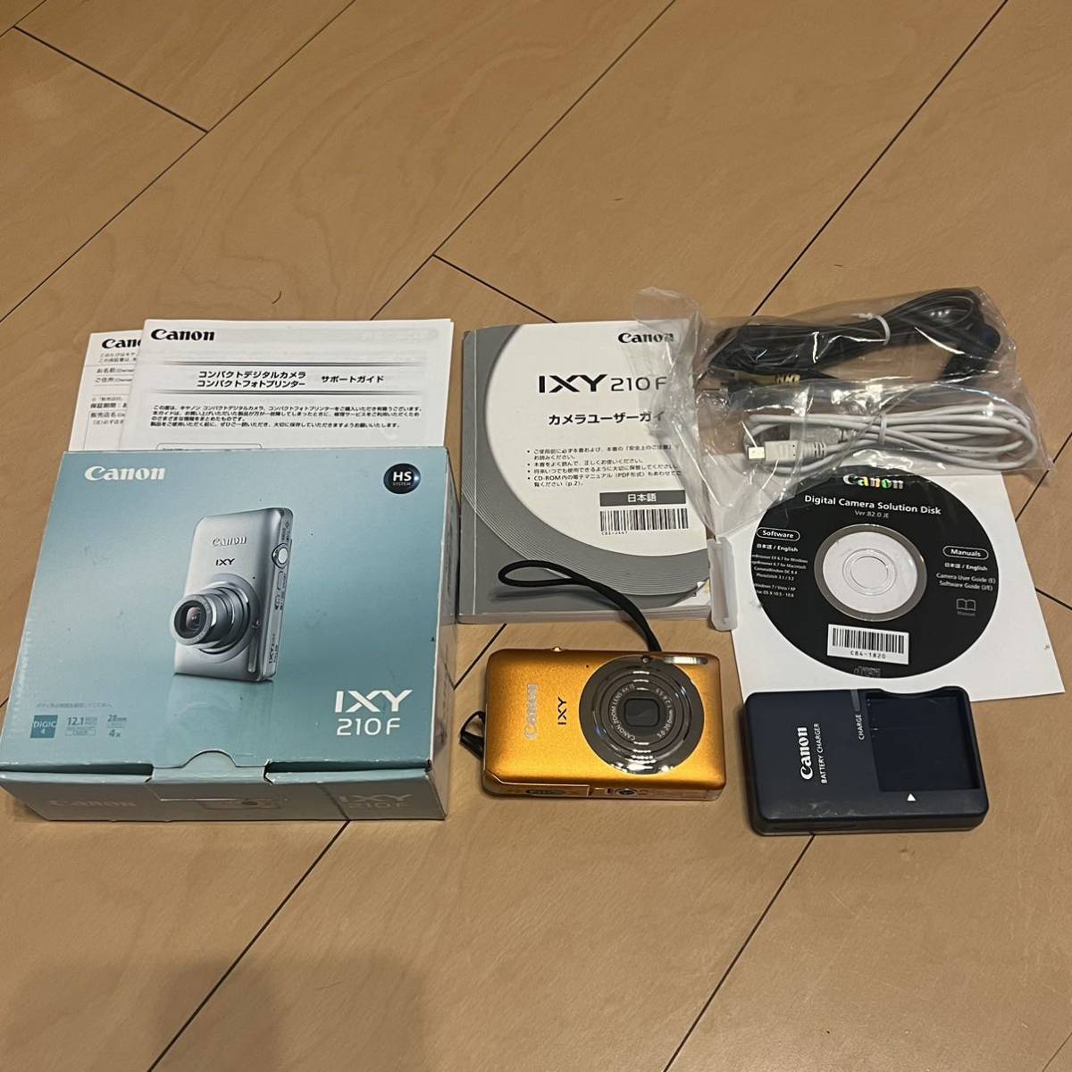 極美品★キャノン CANON IXY 210F ★動作OK オレンジ　コンパクトデジタルカメラ デジカメ　_画像1