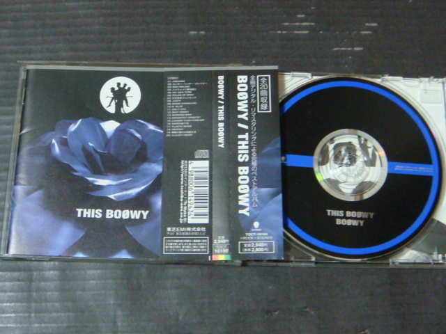 BOOWY/ボウイ ベスト「THIS BOOWY」帯付き CD 氷室京介 布袋寅泰 松井常松 高橋まことの画像2