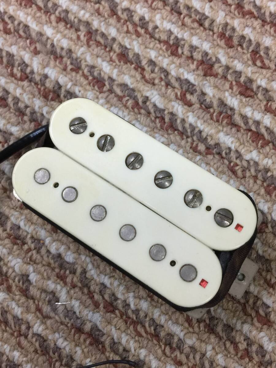 ダブルホワイトでJBJスタンプ！ 80年代逸品ピックアップ！ Seymour Duncan SH-4 JB セイモアダンカン 当時物の画像1