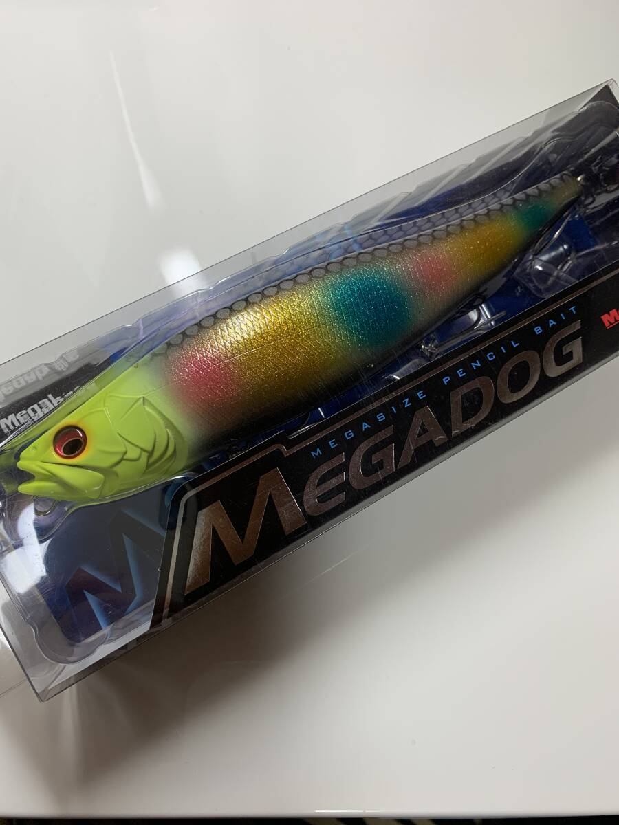 メガバス megabass メガドッグ 220 限定 オリカラ GLX レインボーハラグロ RAINBOW HARAGURO 新潟ルアーフェスタ スペシャルカラー SP-Cの画像1