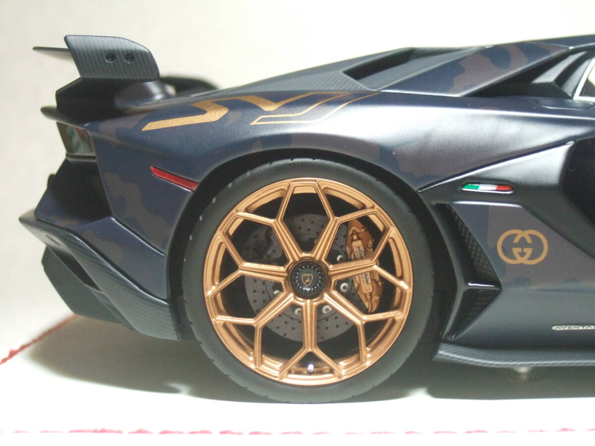 激レア” Davis＆Giovanni 1/18 Lamborghini Aventador SVJ アヴェンタドール !_画像6