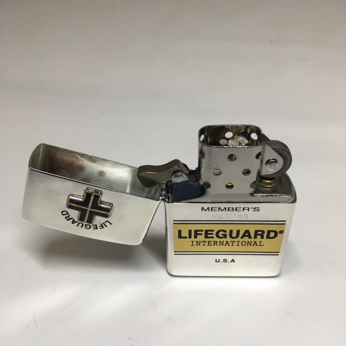 【未使用品】ZIPPO ジッポー LIFE GUARD 限定品 No.0739 マイクロカプセル　ライフガード　Zippo 【IK-01174】_画像4