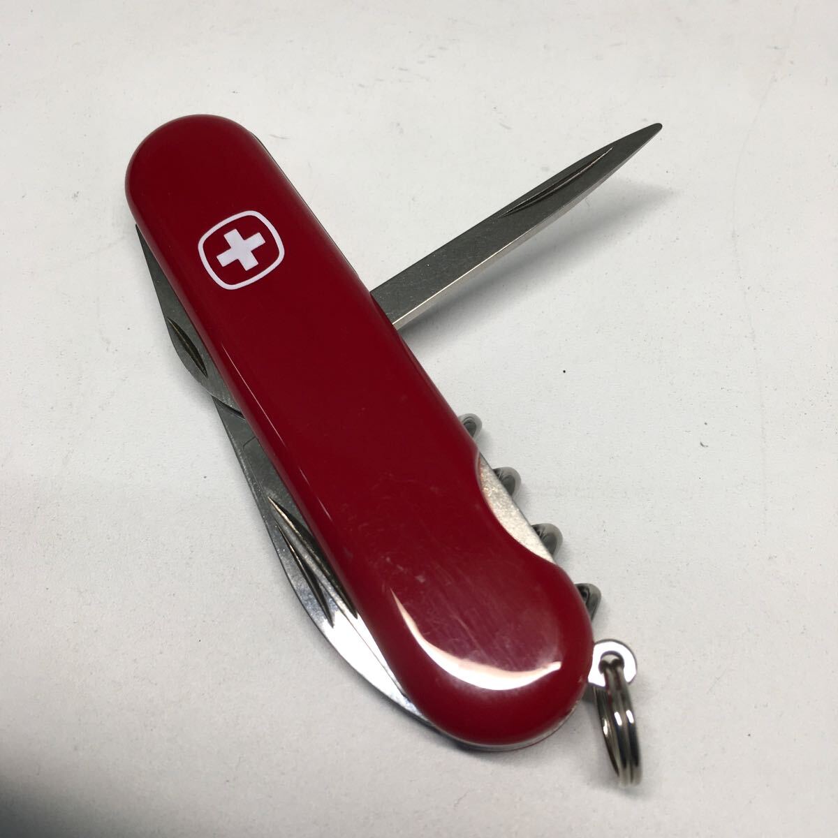 【美品】VICTORINOX ビクトリノックス マルチツール ウェンガー アウトドア WENGER CUTLERY WORKS 1893 アーミー ナイフ【IK-01248】の画像8