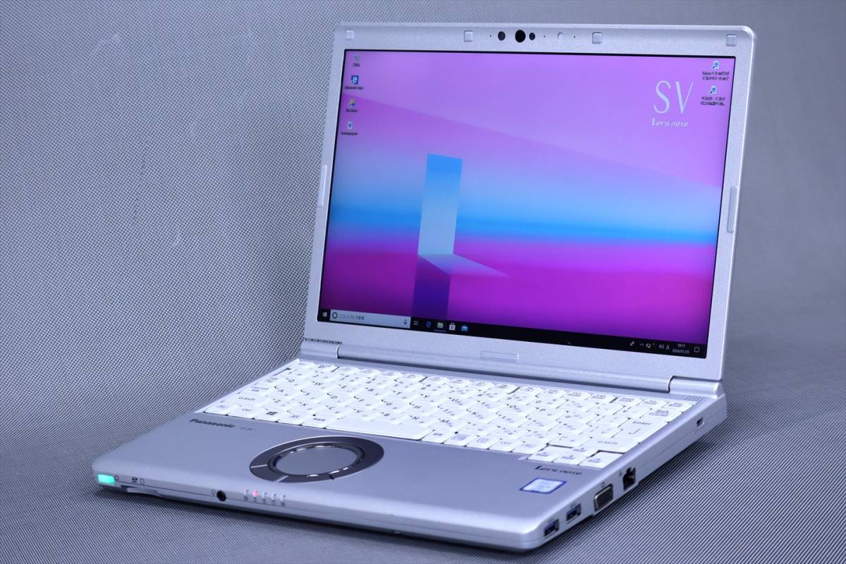 【即配】累積使用2350時間！超軽量999g！Let's note CF-SV8RDCVS i5-8365U RAM8G SSD256G 12.1WUXGA Win10リカバリ ACアダプタ