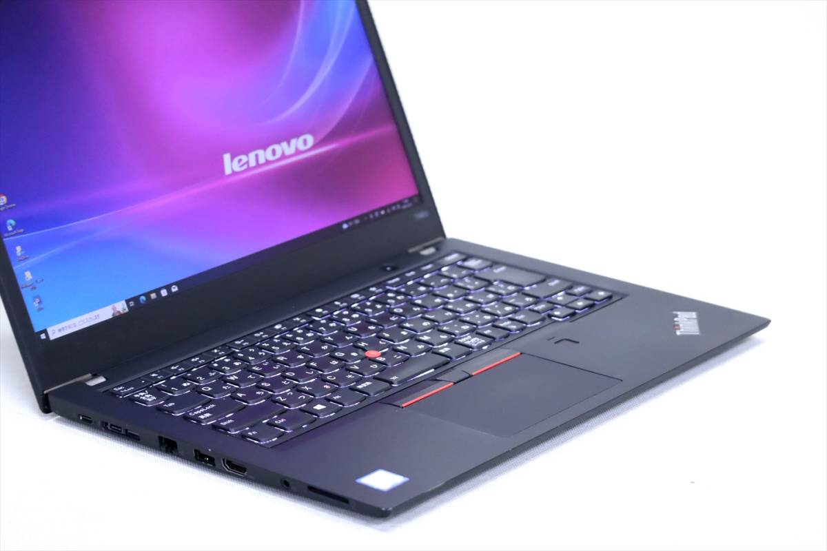 【1円～】Corei7 GeForceMX150 タッチ液晶 大容量メモリ24G！バッテリー良好！ThinkPad T480s i7-8650U RAM24G SSD256G 14.0FHD Win10_画像2