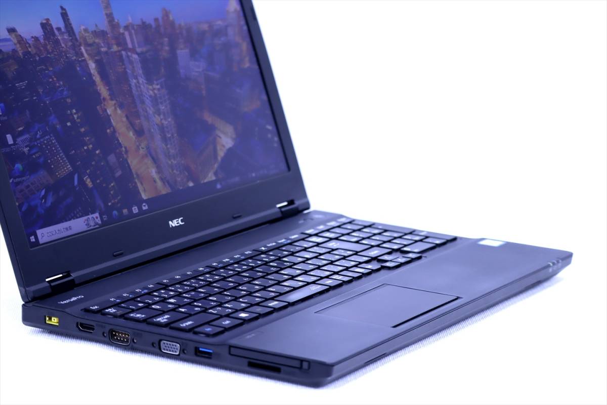 【1円～】Corei7 Office2021搭載!即戦力ノートPC!VersaPro VD VKH19/D-4 i7-8650U メモリ8G SSD256G 15.6TFT Win10 DVDマルチ ACアダプタ_画像2