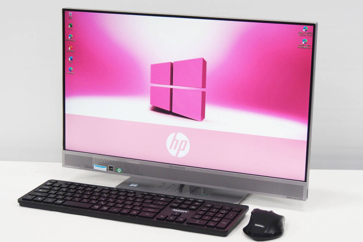 [ немедленно распределение ]Corei7 Office2021 Win11 DVD мульти- HP EliteOne 800 G4 All-in-One i7-8700 RAM8G HDD 1T 23.8 дюймовый FHD камера 