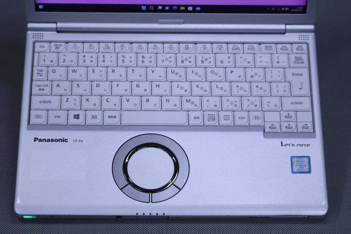 【1円～】Windows11 Office2021搭載！DVDマルチ搭載 超軽量PC！Let's note CF-SV7RDAVS i5-8350U RAM8G SSD256G 12.1WUXGA ACアダプタ付属_画像3