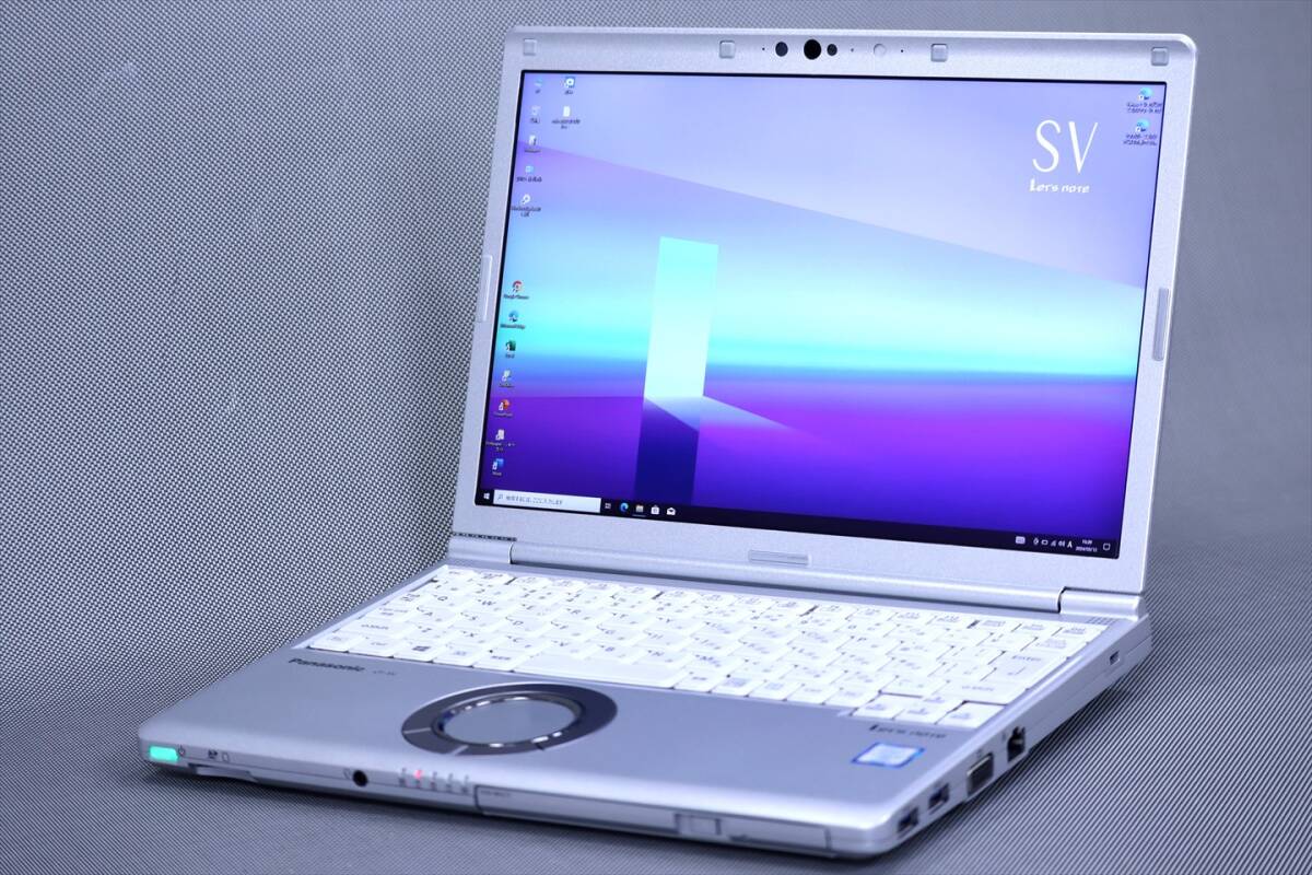 【1円～】Office2021 DVDマルチ搭載!バッテリー良好!超軽量PC!Let's note CF-SV7RDAVS i5-8350U RAM8G SSD256G 12.1WUXGA ACアダプタ付属_画像1