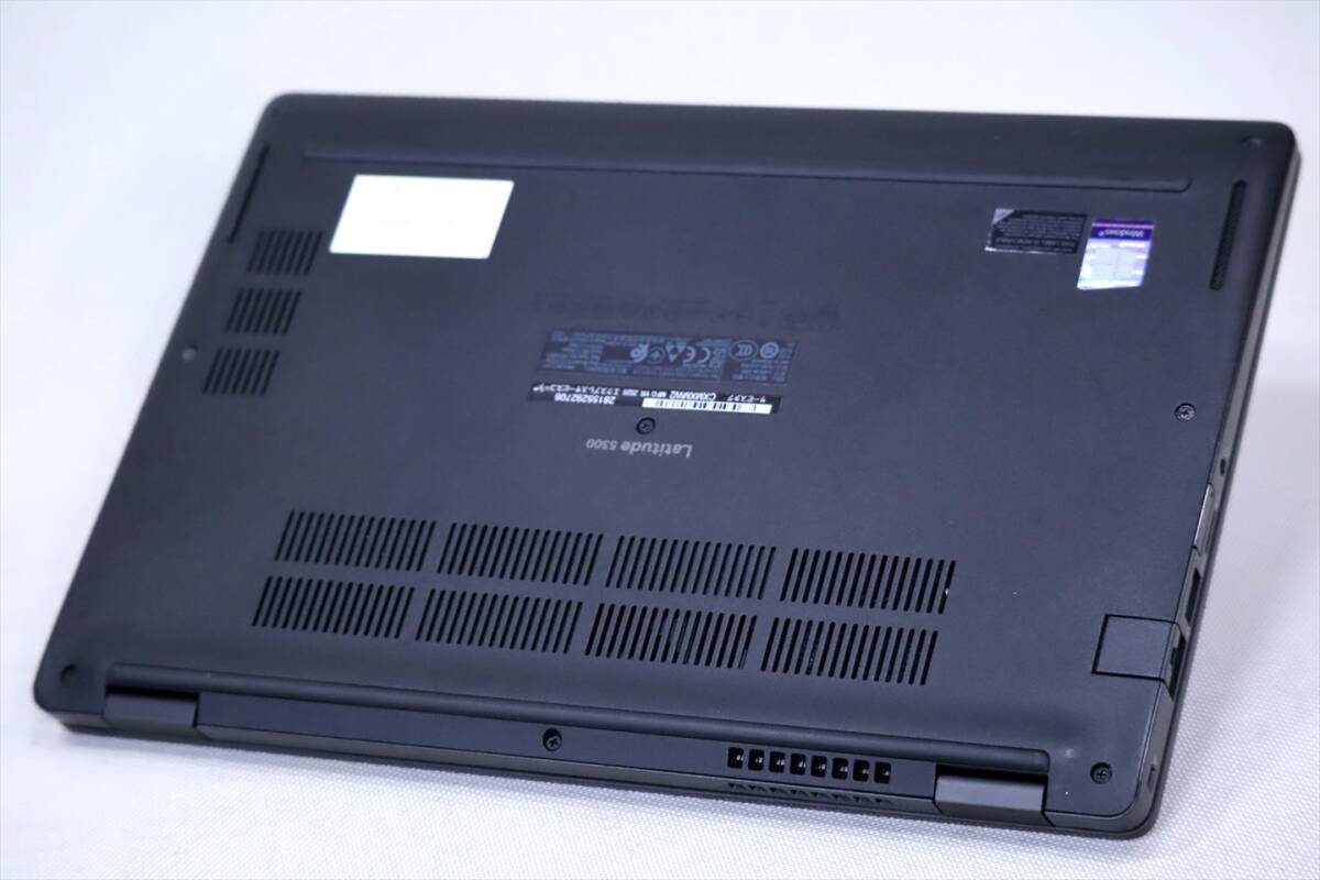【1円～】Corei7 大容量メモリ&SSD搭載!狭額縁スタイリッシュPC!Latitude 5300 i7-8665U RAM16G SSD512G 13.3FHD Win10 ACアダプタ付属_画像6