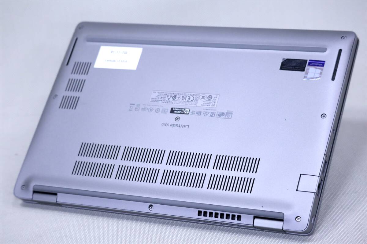 【1円～】2021年製 第10世代Corei7 大容量メモリ SSD搭載!バッテリー良好!Latitude 5310 i7-10610U RAM16G SSD512G 13.3FHD Win10_画像6