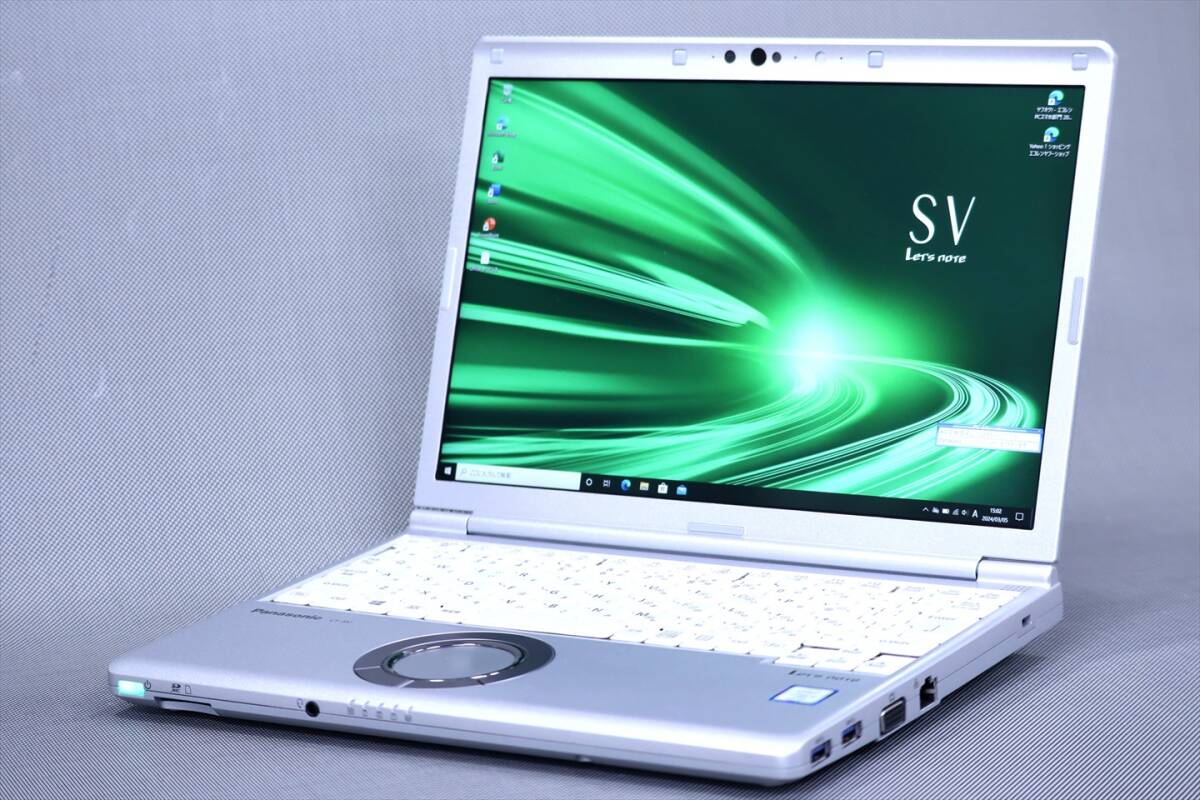 【1円～】バッテリー良好!Office2021搭載!超軽量!Let's note CF-SV8RDCVS i5-8365U RAM8G SSD256G 12.1WUXGA Win10リカバリ Thunderbolt3_画像1