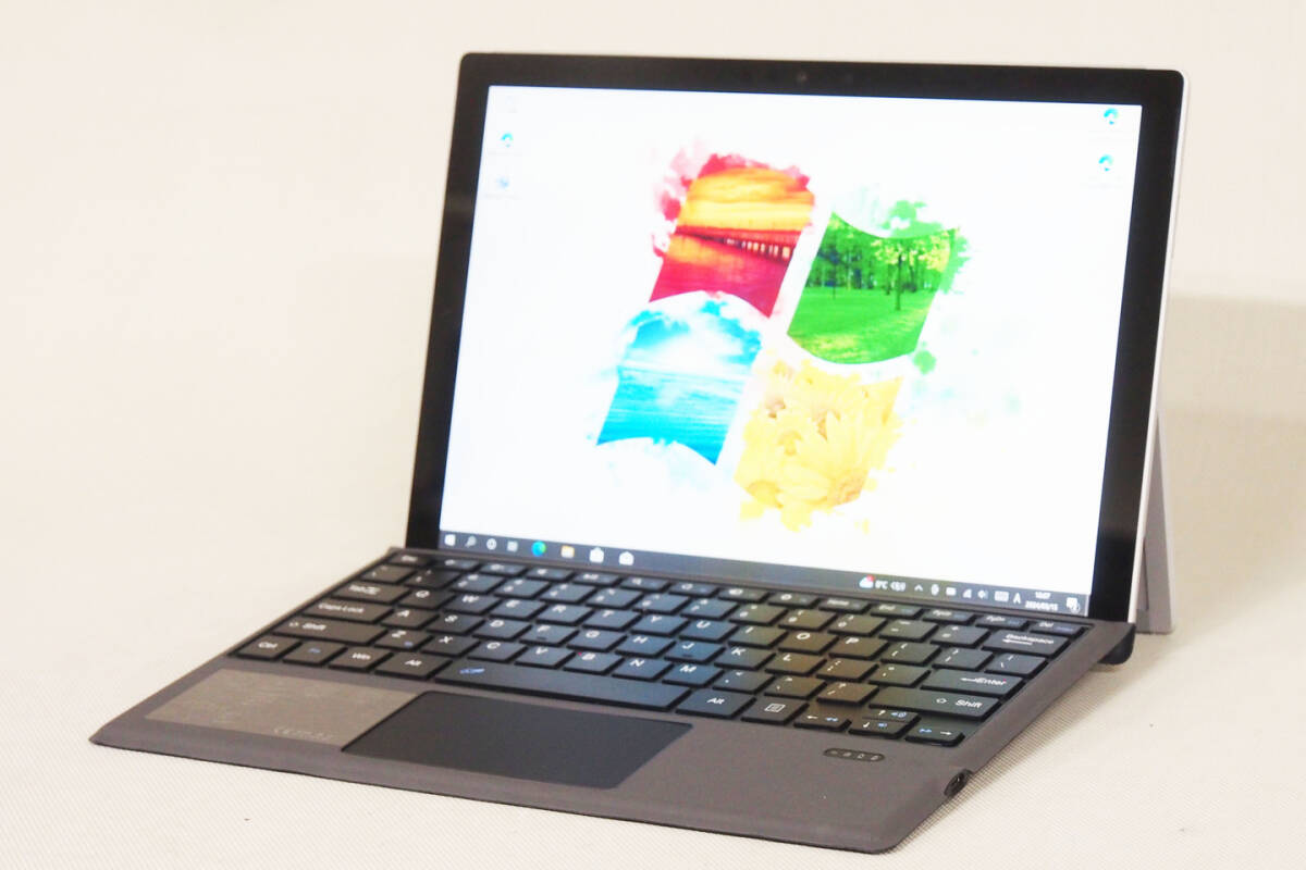 【即配】バッテリー良 11世代i5 Surface Pro 7+ i5-1135G7 RAM8G SSD256G 12.3型PixelSense WiFi6 Win10リカバリ 新品キーボード追加可