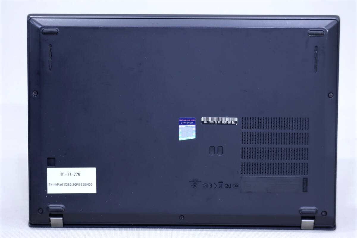 【1円～】Corei7モデル！大容量SSD搭載！12.5型FHD液晶コンパクトPC！ThinkPad X280 i7-8550U RAM16GB SSD512GB 12.5FHD Win10　顔認証_画像6