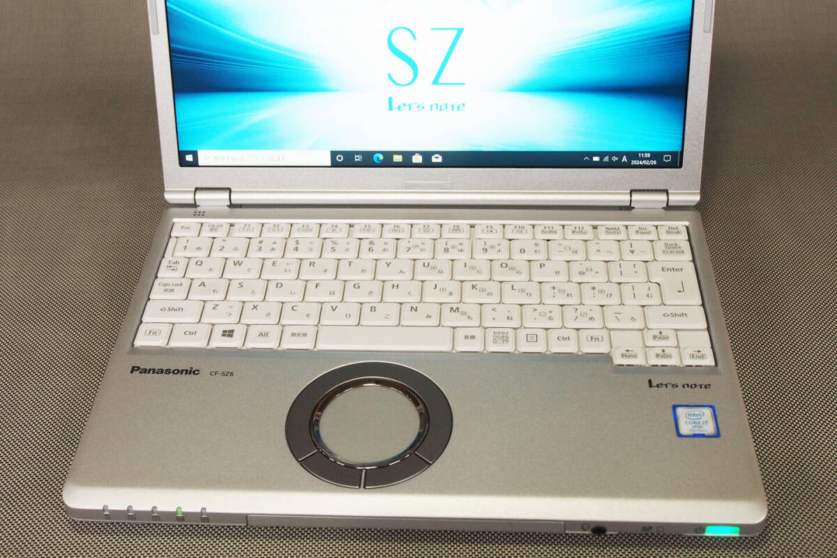 【1円～】バッテリー良好 Corei7 LTE対応 Office2021 Let's note CF-SZ6Z16VS i7-7600U RAM16G SSD512G 12.1型WUXGA カメラ Win10リカバリ_画像2