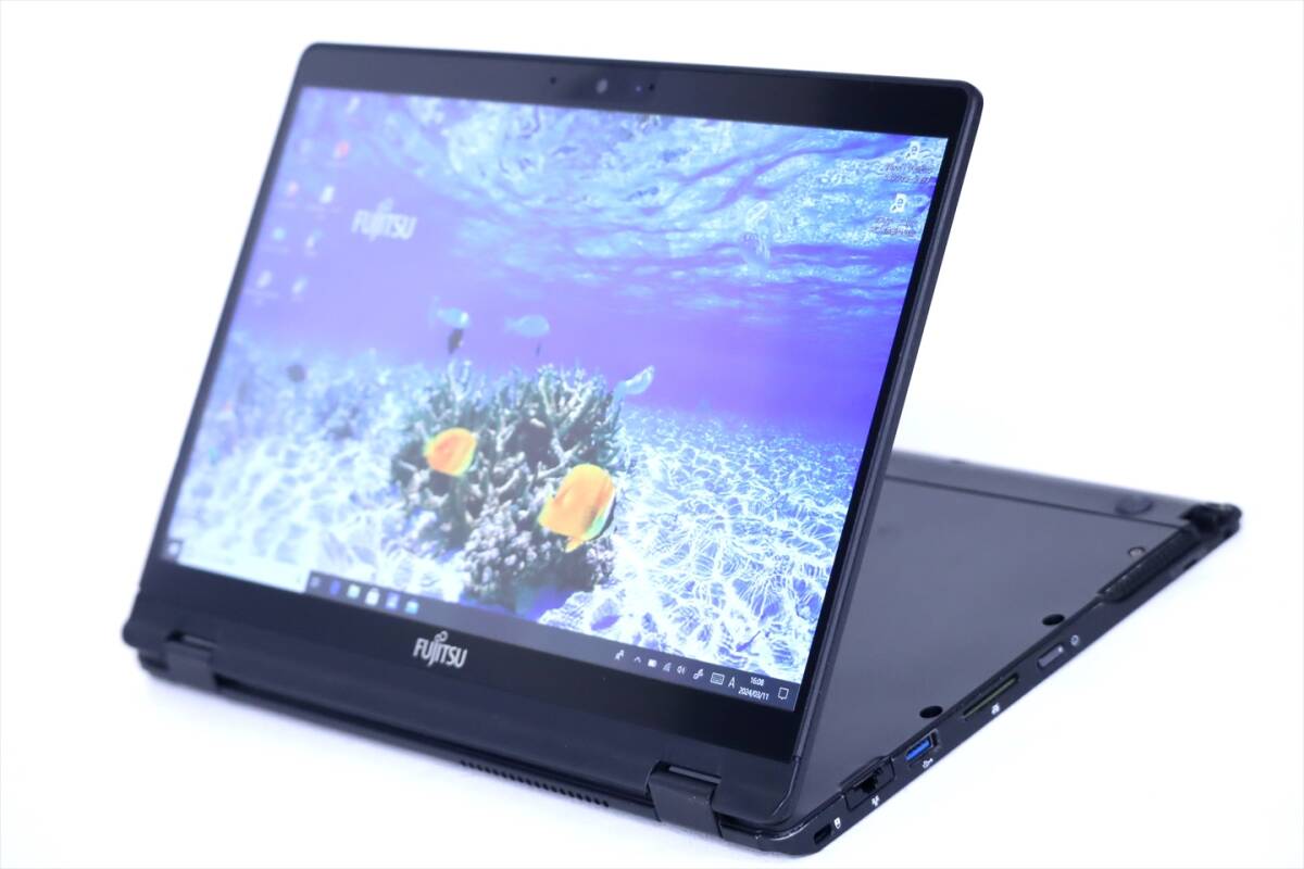 【1円～】Office2021搭載！バッテリー良好！薄型軽量2-in-1タブレットPC！LIFEBOOK U939X/A i5-8365U メモリ8G SSD256G 13.3FHD Win10の画像2