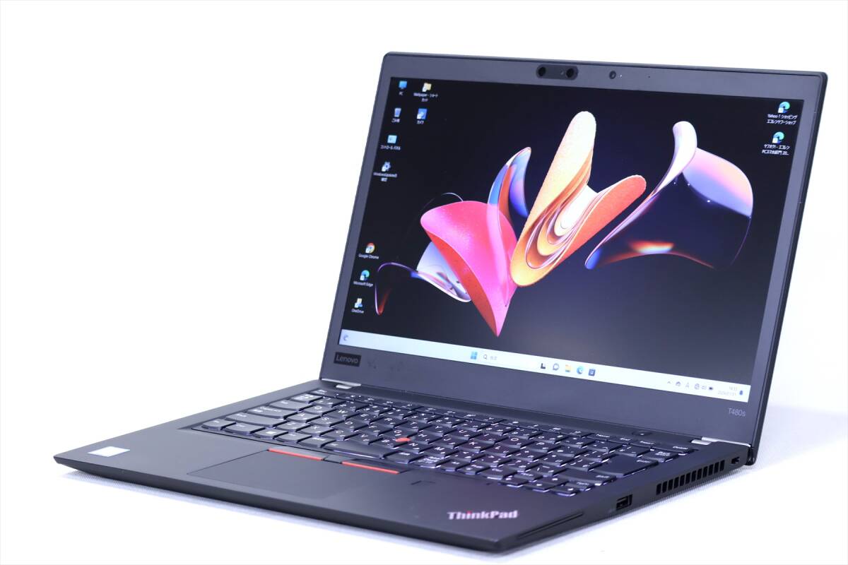 【即配】Corei7モデル！Windows11＆映像強化グラボ搭載！ThinkPad T480s i7-8650U RAM24G SSD256G 14.0FHD MX150-2_画像1